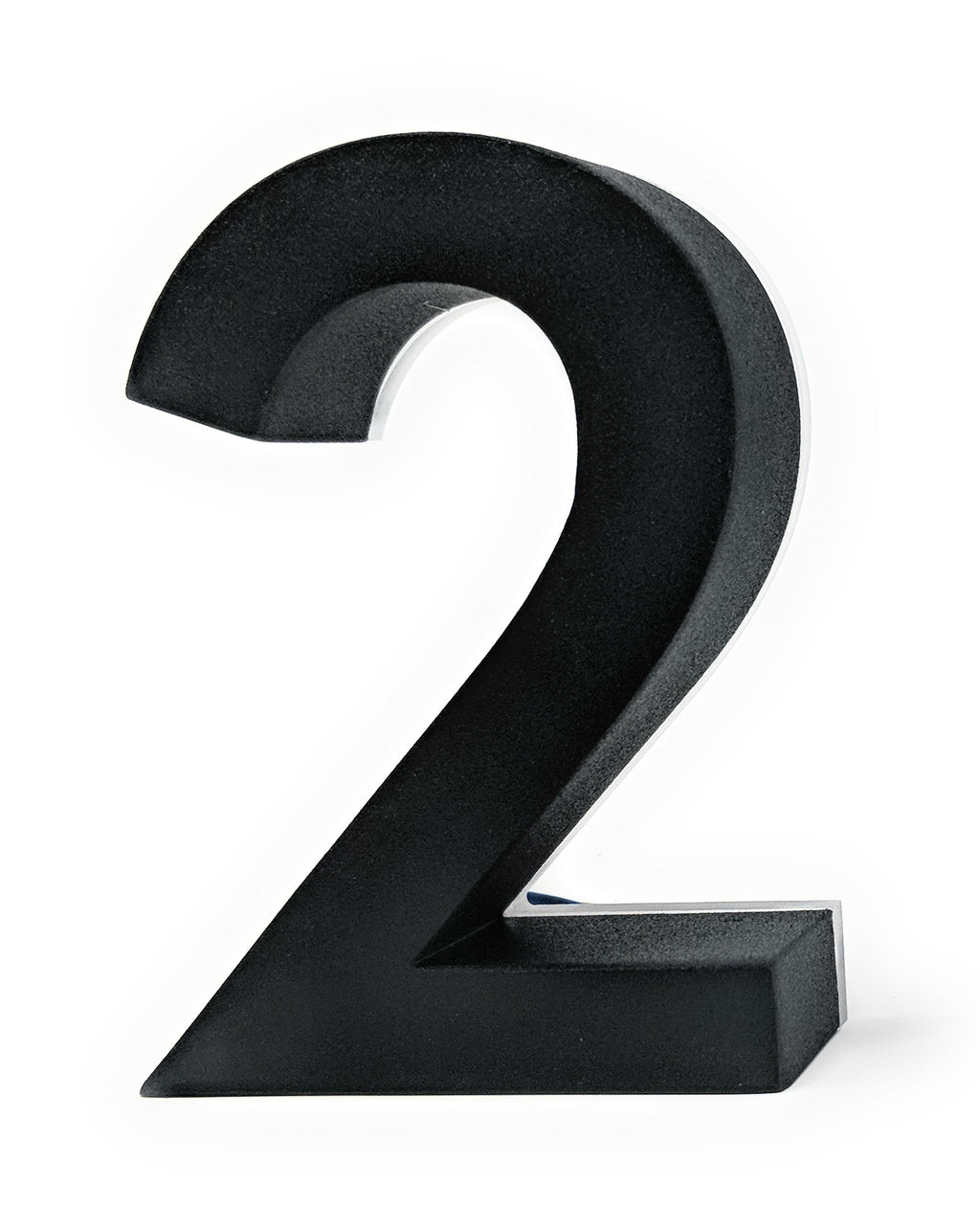 JELSCO Neutra black LED backlit house number