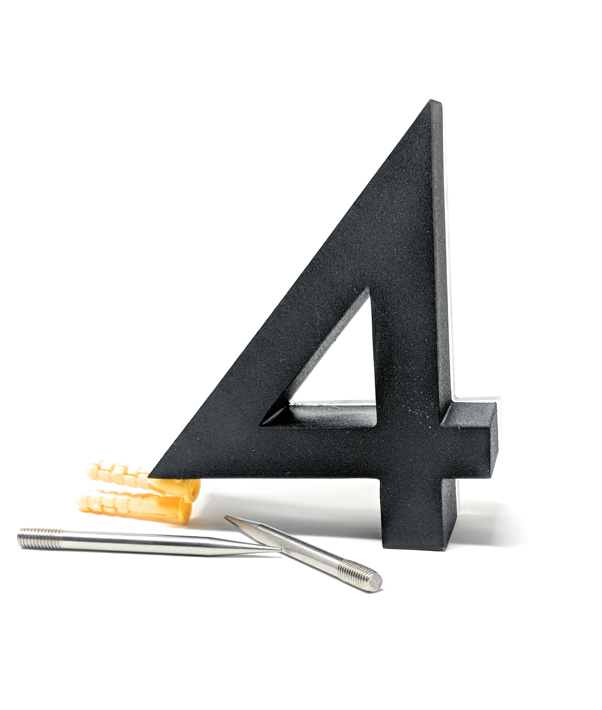 JELSCO Neutra black LED backlit house number