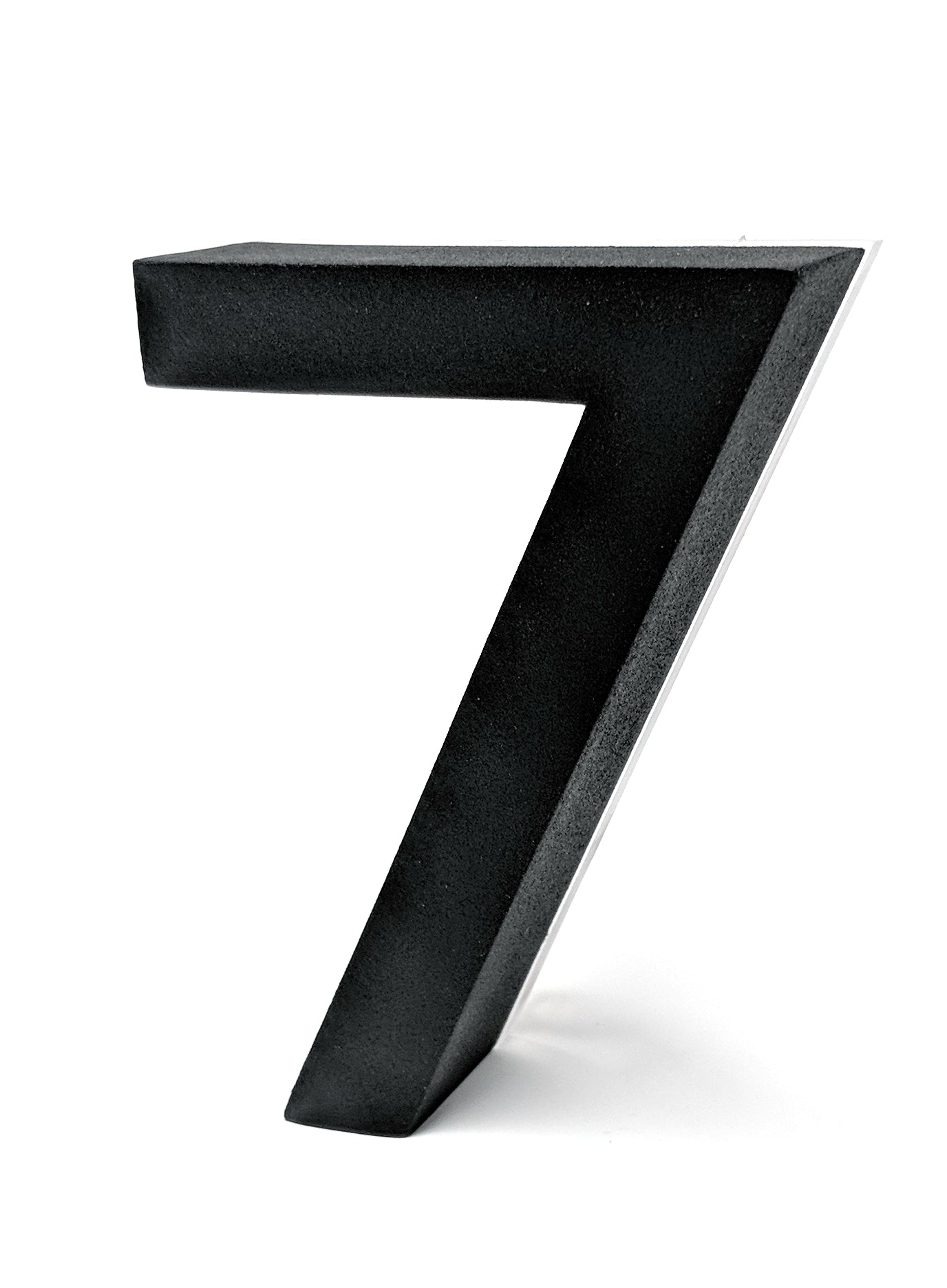 JELSCO Neutra black LED backlit house number