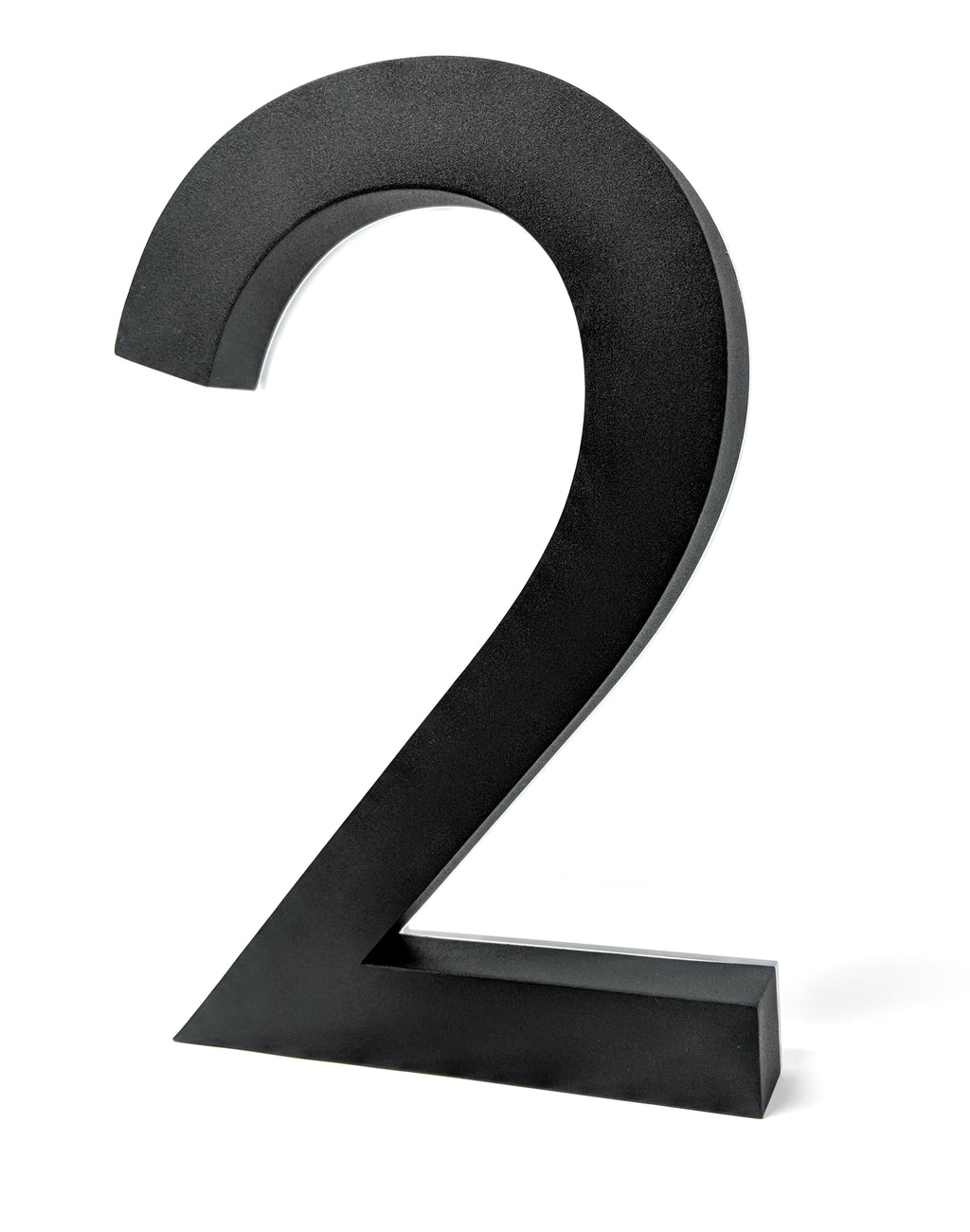 JELSCO Neutra black LED backlit house number