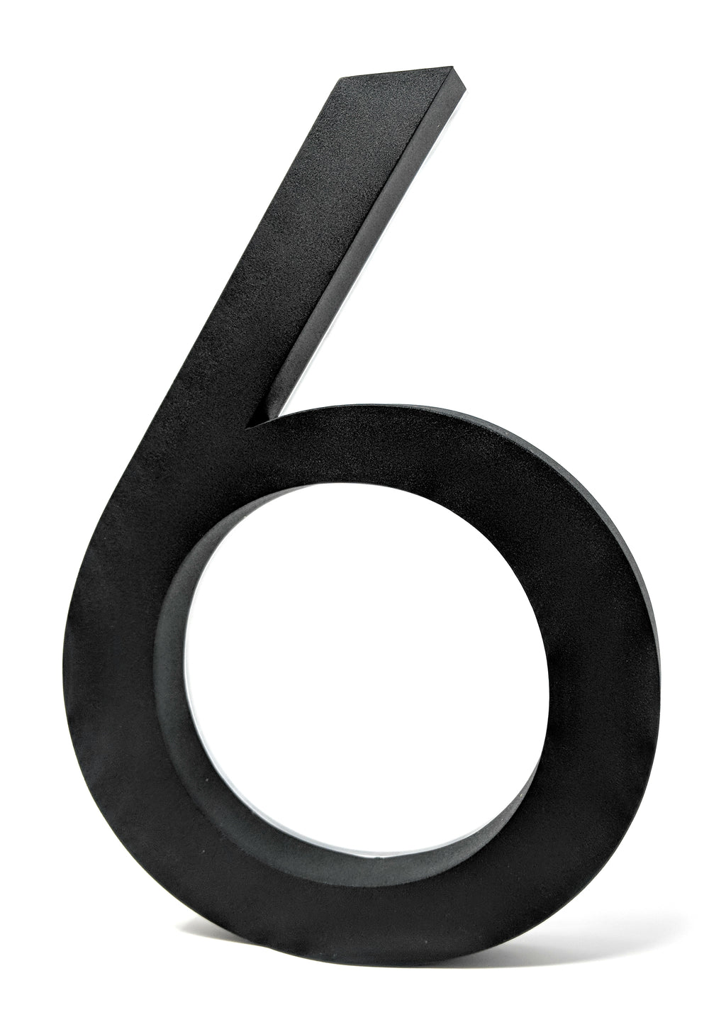 JELSCO Neutra black LED backlit house number