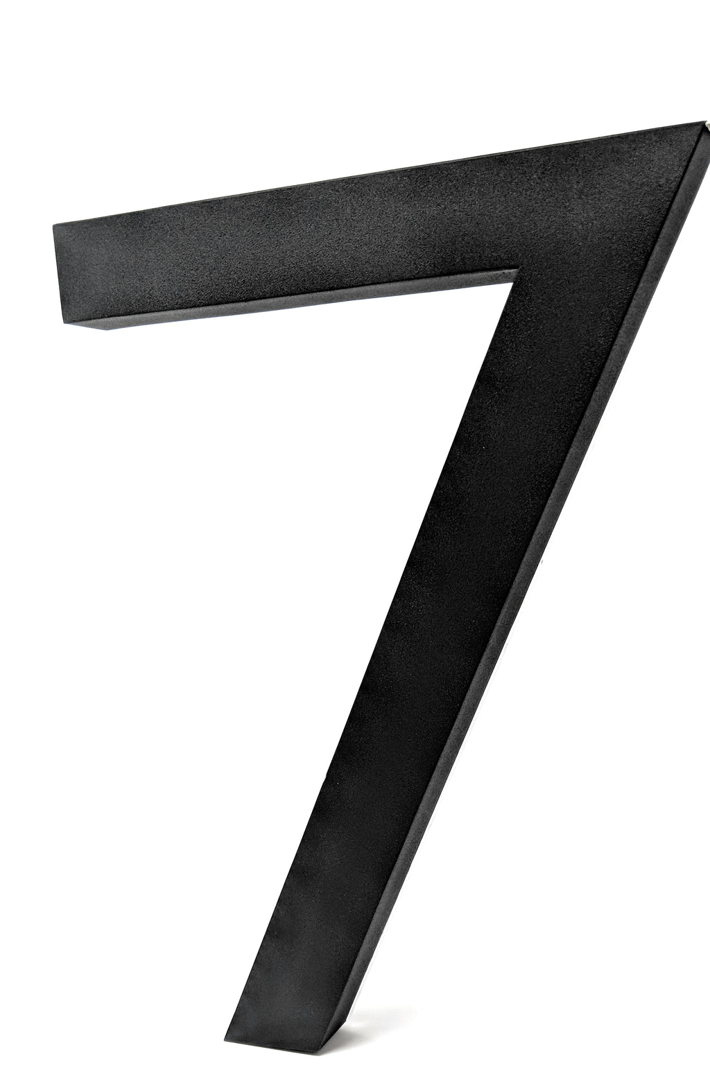 JELSCO Neutra black LED backlit house number