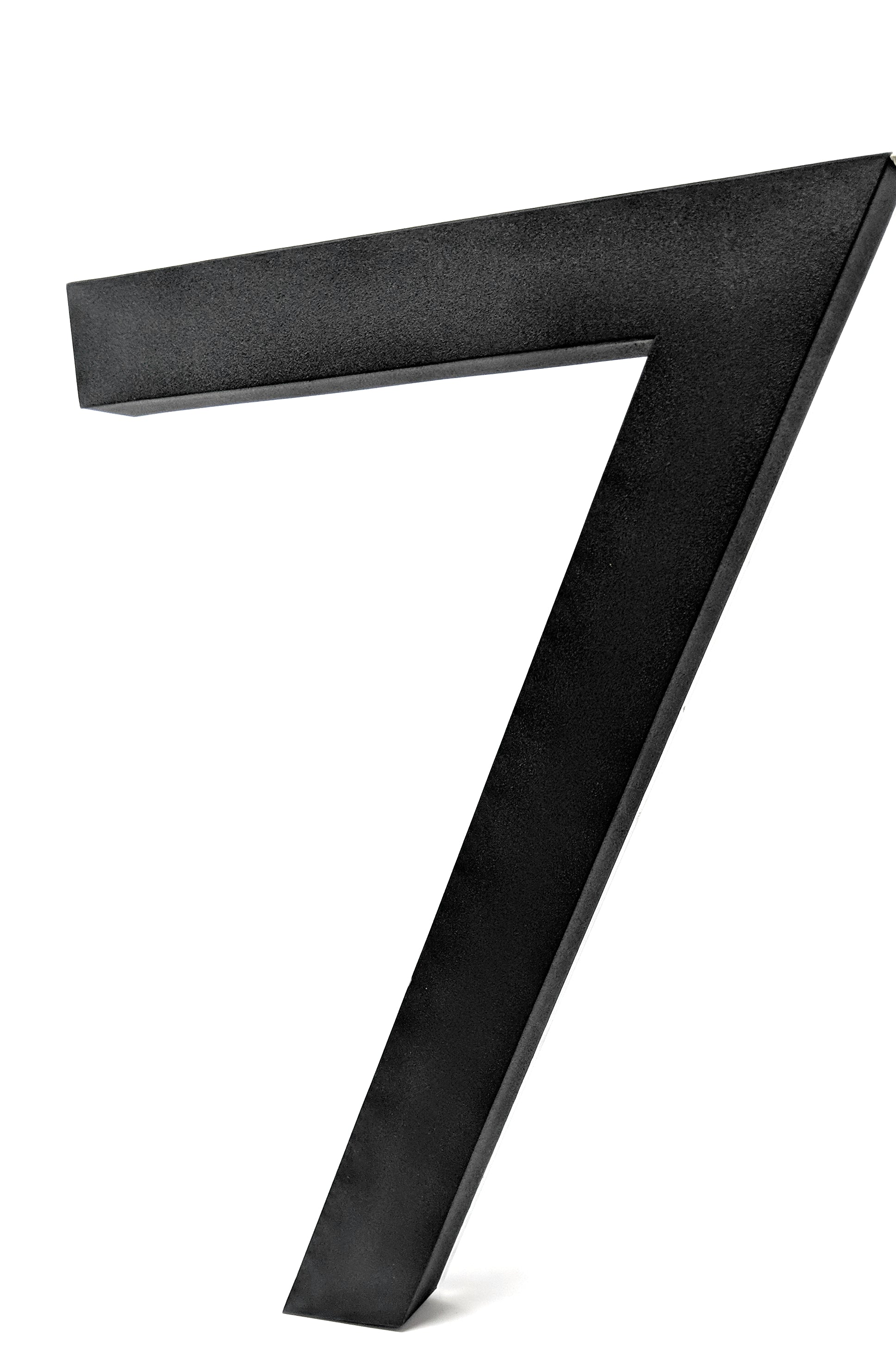 JELSCO Neutra black LED backlit house number