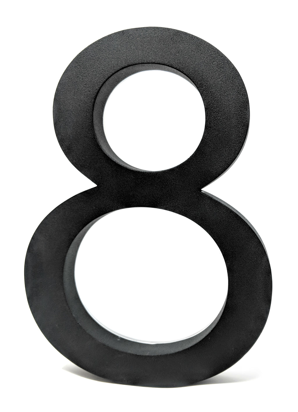 JELSCO Neutra black LED backlit house number