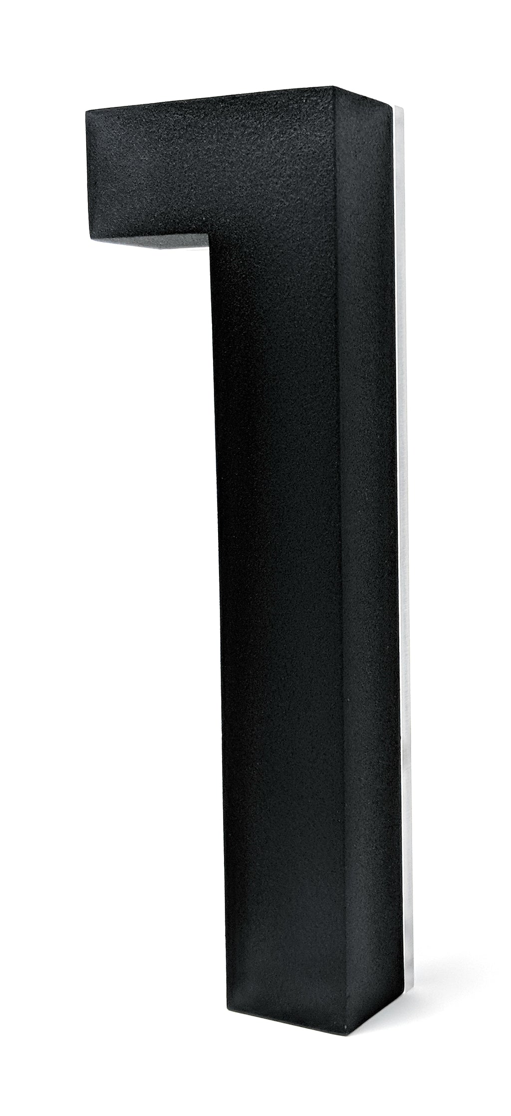 JELSCO Neutra black LED backlit house number
