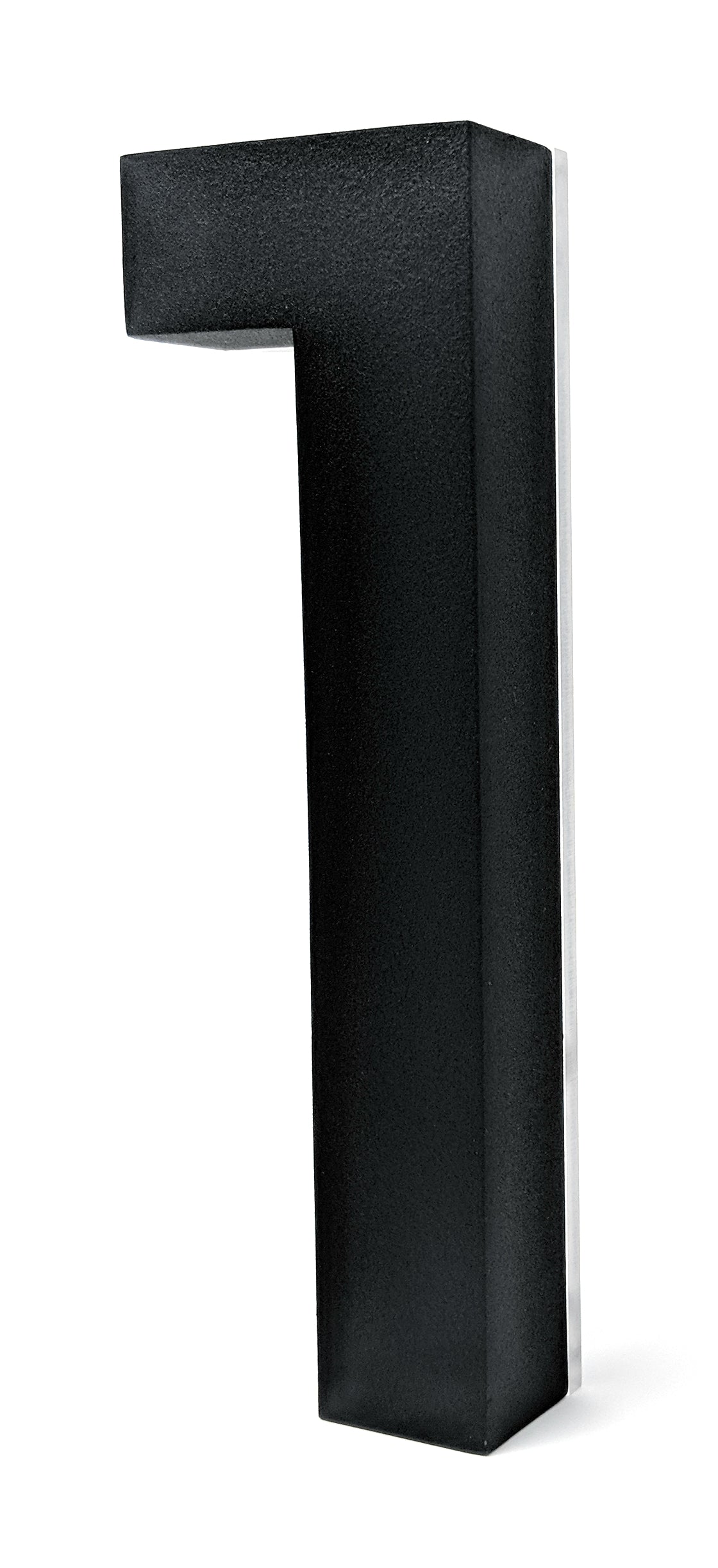 JELSCO Neutra black LED backlit house number