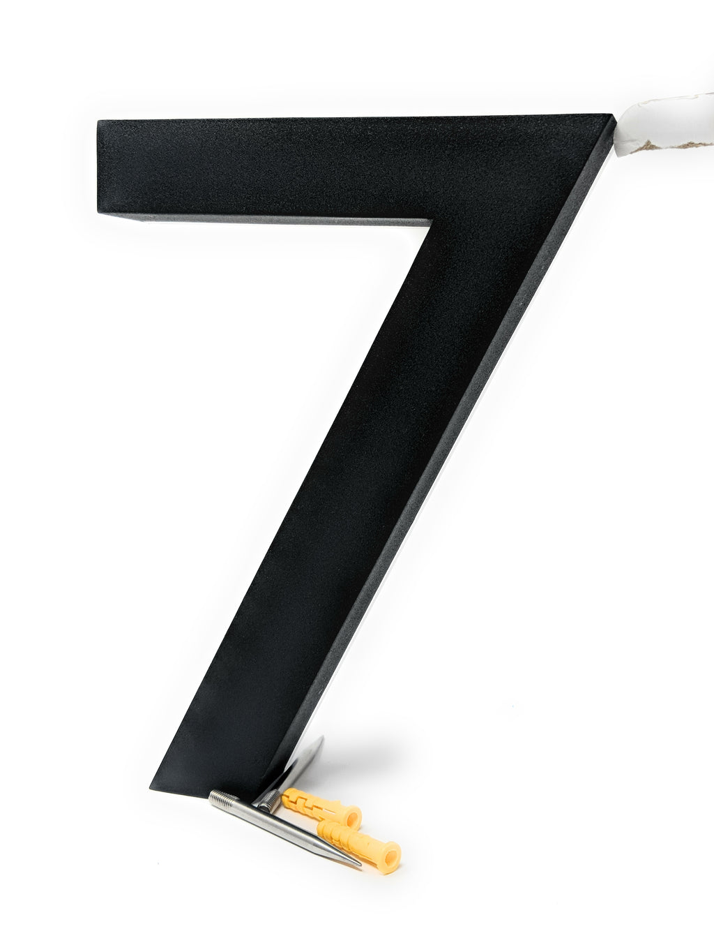 JELSCO Neutra black LED backlit house number