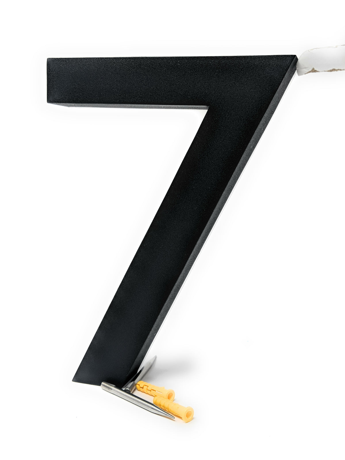 JELSCO Neutra black LED backlit house number