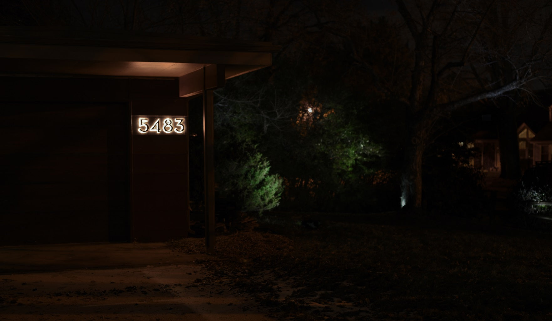 JELSCO backlit LED house numbers