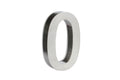 JELSCO stainless steel LED backlit house number, digit 0