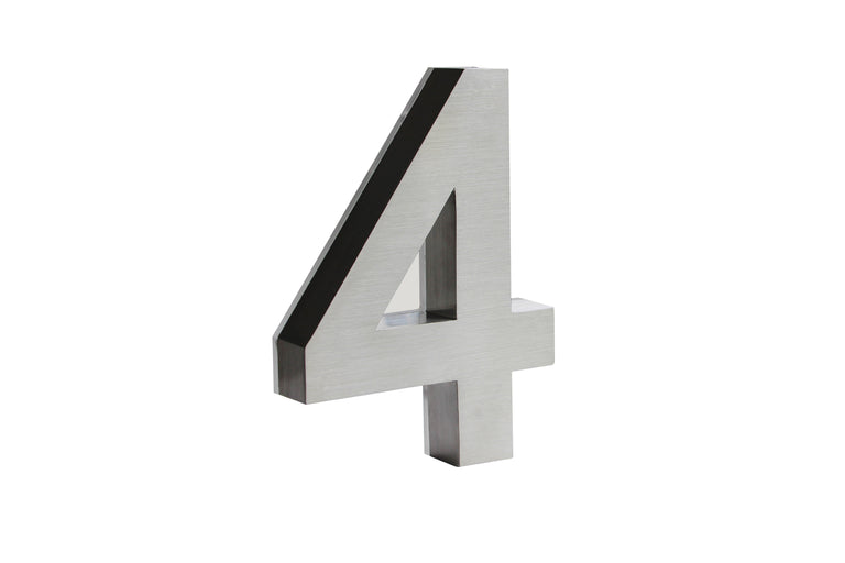 Stainless Steel Numbers - White LED