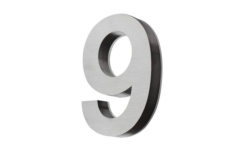 Stainless Steel Numbers - White LED